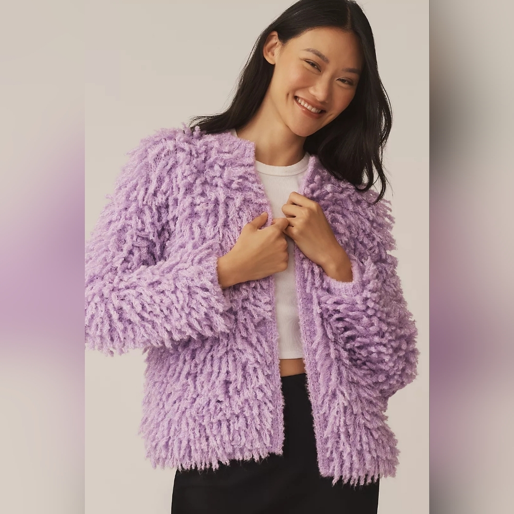 Pilcro Loop Bomber Cardigan Sweater